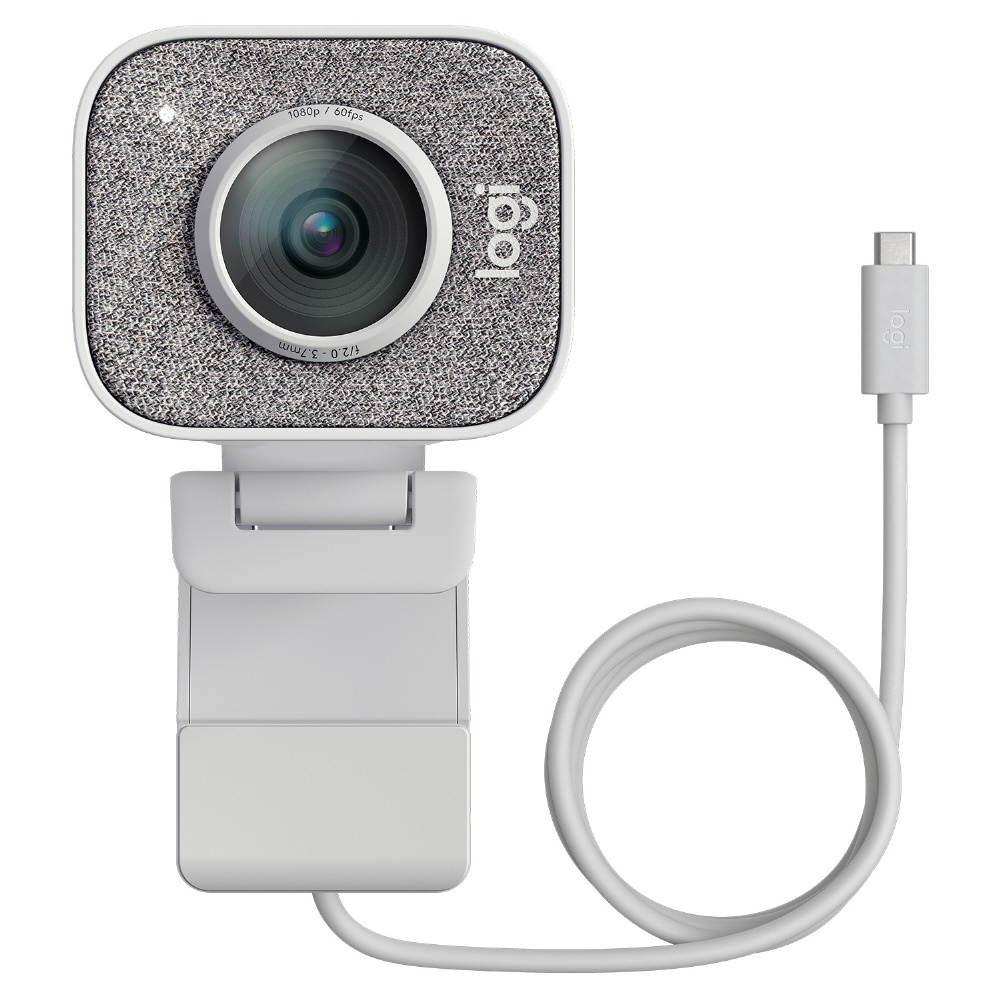ウェブカメラ マイク内蔵 USB-C接続 StreamCam ホワイト C980OW ［有線