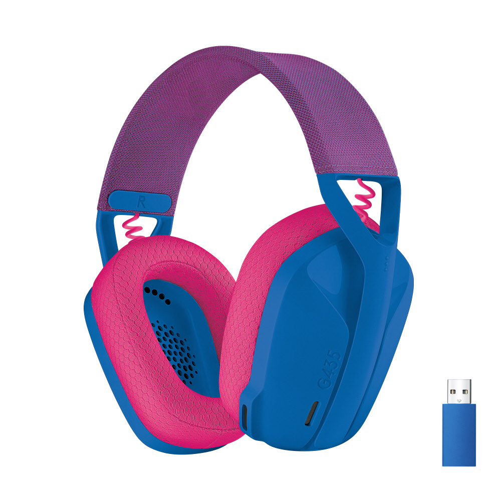 G435BL ゲーミングヘッドセット G435 ブルー＆ラズベリー ［ワイヤレス（Bluetooth＋USB） /両耳 /ヘッド バンドタイプ］｜の通販はソフマップ[sofmap]