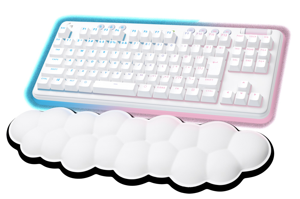 ゲーミングキーボード+リストレスト G715(タクタイル) ホワイトミスト ゲーミングキーボード+リストレスト G715(タクタイル) ホワイトミスト