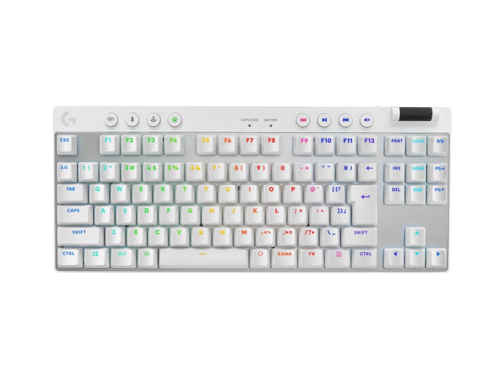 ゲーミングキーボード PRO X TKL(Tactile 茶軸) ホワイト G-PKB-003WL-TCWH ［ワイヤレス  /Bluetooth・USB］｜の通販はソフマップ[sofmap]