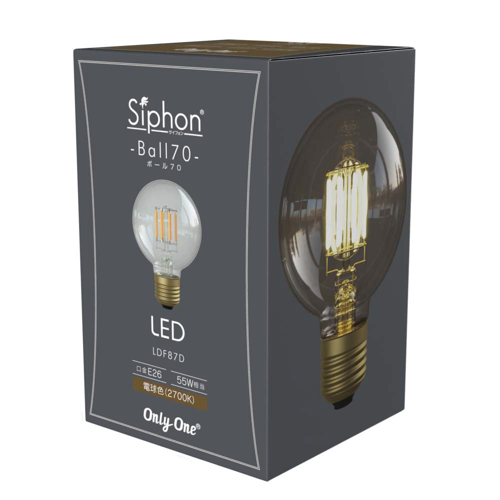 フィラメントLED電球 Siphon ボール70 LDF87D Siphon LDF87D ［E26