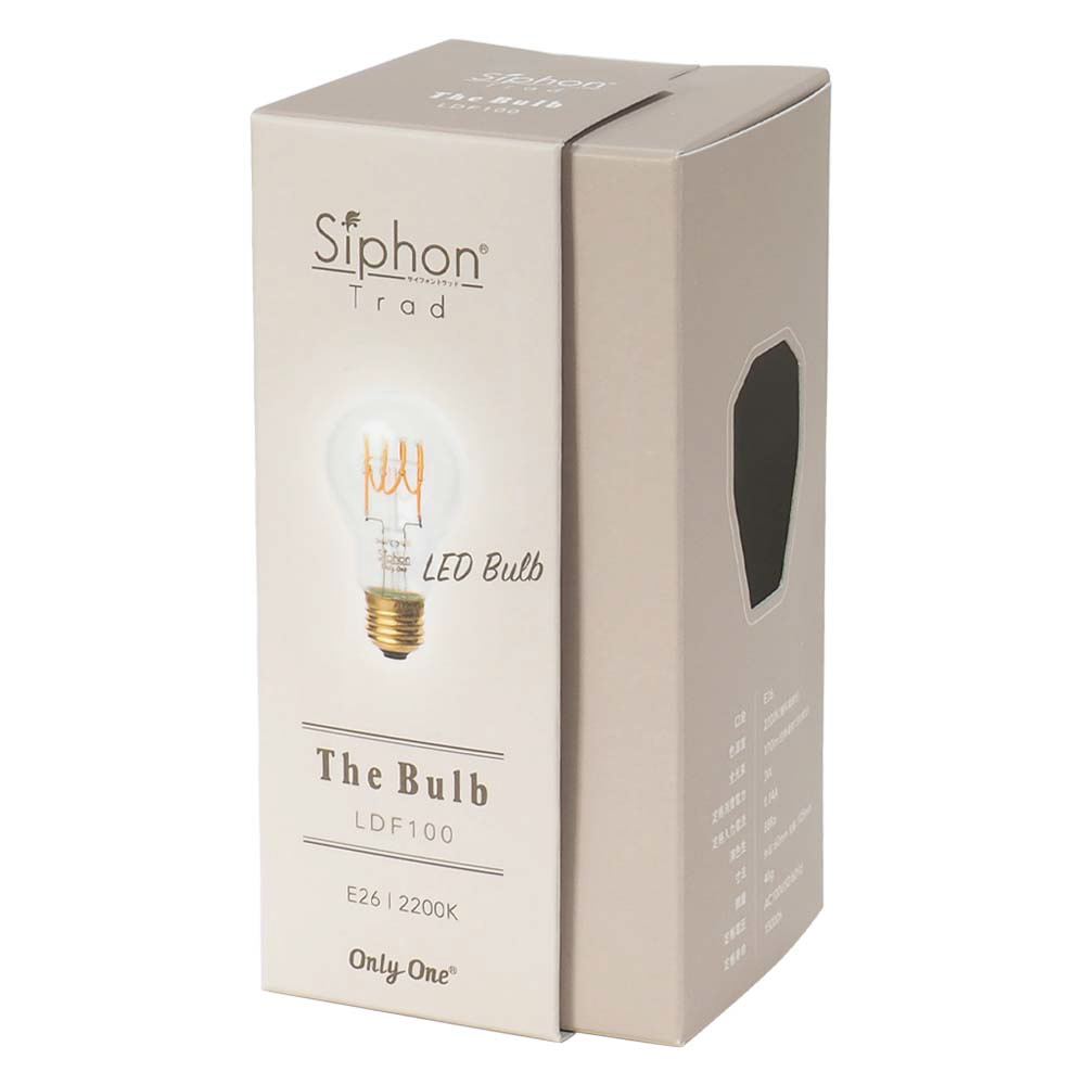 フィラメントLED電球 Siphon ザ・バルブ60 LDF100D Siphon LDF100D
