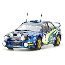 1/24 タミヤスバル インプレッサ WRC 2001完成品