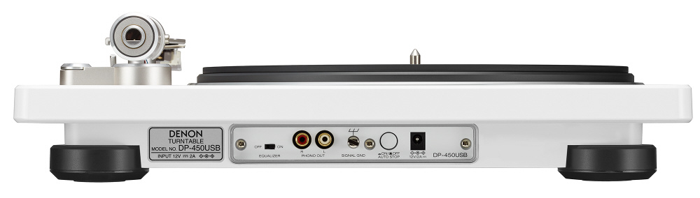 デノン Denon DP-450USB レコードプレーヤー USB録音対応 ホワイト DP-450USB-WTEM