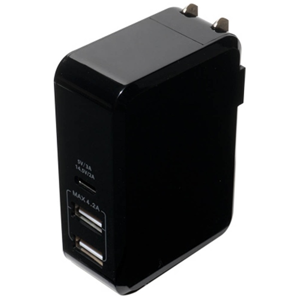 AC USB充電器 タブレット・スマホ対応 29W [3ポート：USB-C＋USB-Aｘ2 /USB Power Delivery対応] ブラック  IPA-C01/BK｜の通販はソフマップ[sofmap]