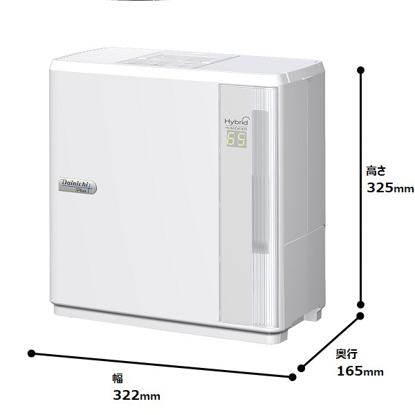 ハイブリッド式加湿器 Dainichi Plus ホワイト HD-3022-W ハイブリッド式加湿器 Dainichi Plus ホワイト HD-3022-W