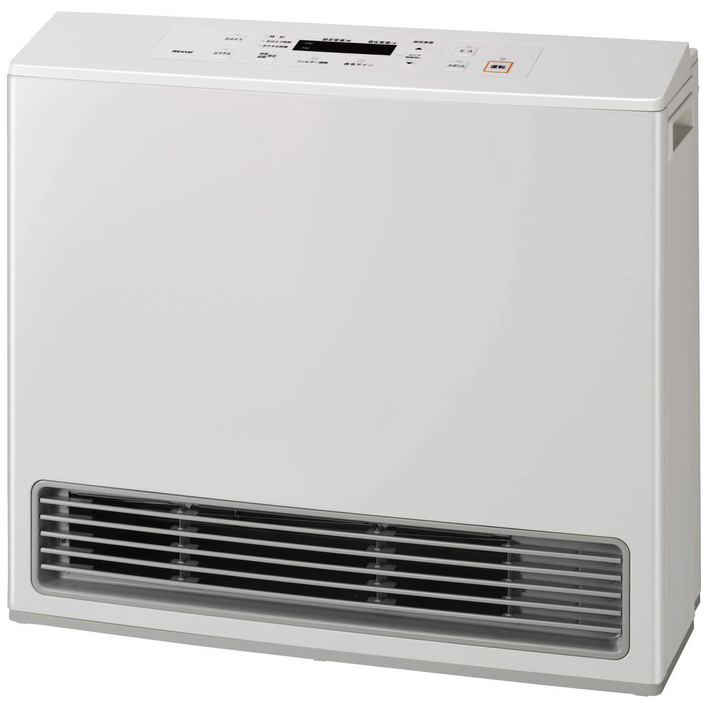 中古] 未開封 短い専用ホース付き Rinnai ガスファンヒーター SRC-365E