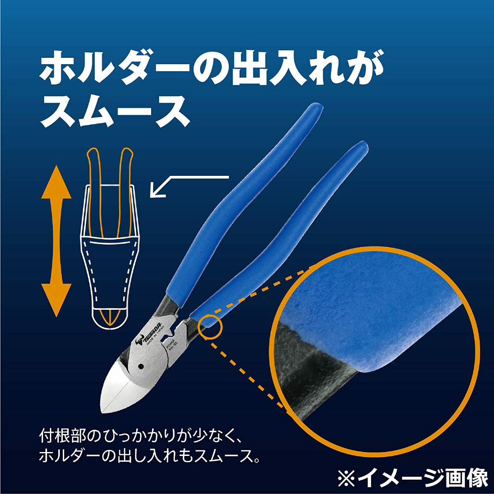 ソウヒナ同梱割あります⭐︎　1229 TSUNODA 電工パワーニッパー （薄刃） PW-332｜の通販は