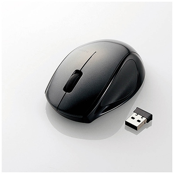 無線レーザーマウス ［2.4GHz・USB・Win／Mac］ M-LS14DLシリーズ （3ボタン・ブラック）  M-LS14DLBK｜の通販はソフマップ[sofmap]