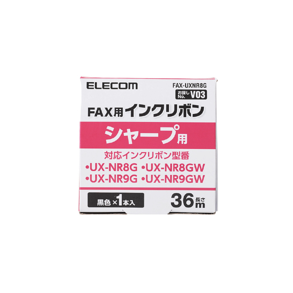 ELECOM(エレコム) FAX用インクリボン互換 シャープ UX-NR9G互換 FAXUXNR8G uK5c0v0Dca, 電話、FAXアクセサリー  - urbanoeng.com.br