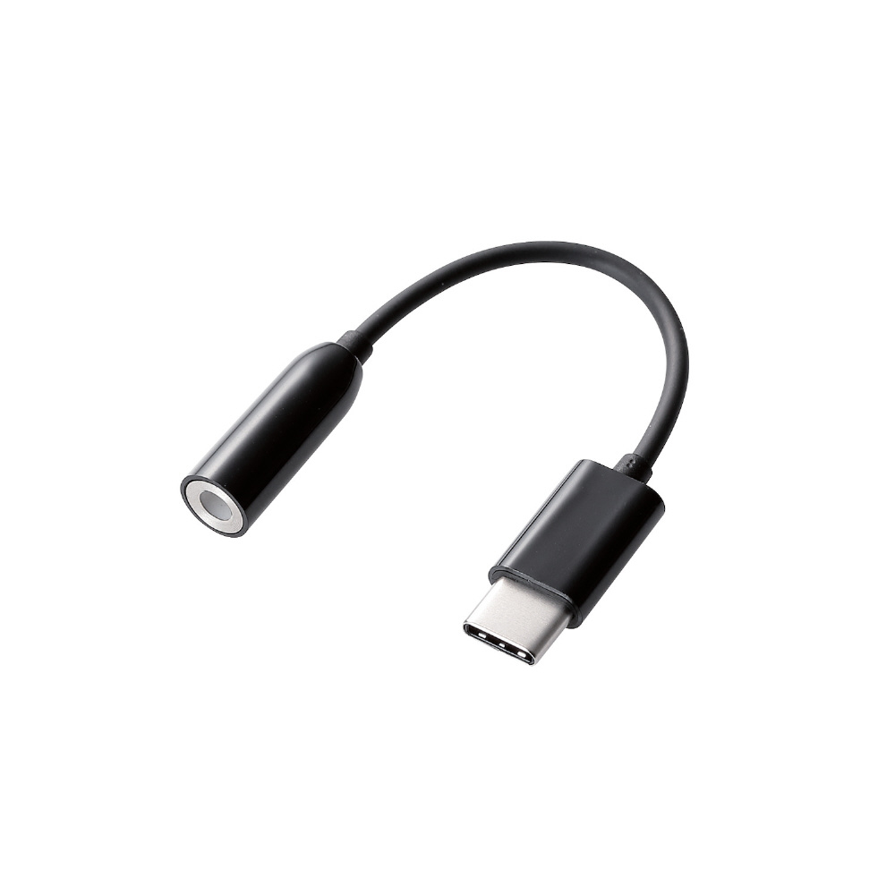 Type C 4極イヤホン端子変換ケーブル ブラック Ehp C35bk の通販はソフマップ Sofmap