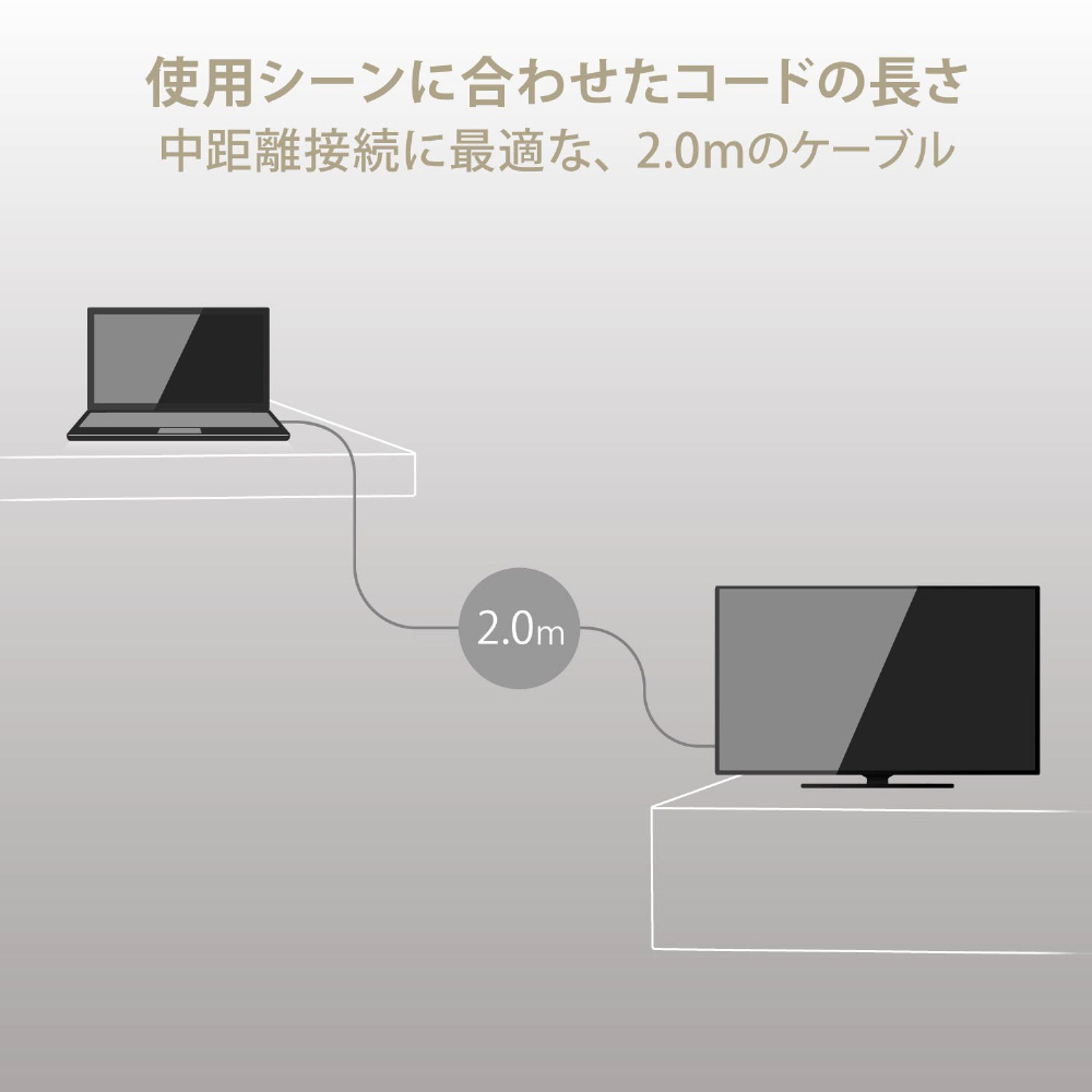 HDMIケーブル Ultra High Speed HDMI 2m 8K 60p 4K 120p 金メッキ 【 TV Nintendo  Switch PS5 PS4 等対応】 (タイプA・19ピン タイプA・19ピン) HDMI2.1 イーサネット対応 RoHS指令準拠 HEC  eARC対応 ブラック｜の通販はソフマップ[sofmap]