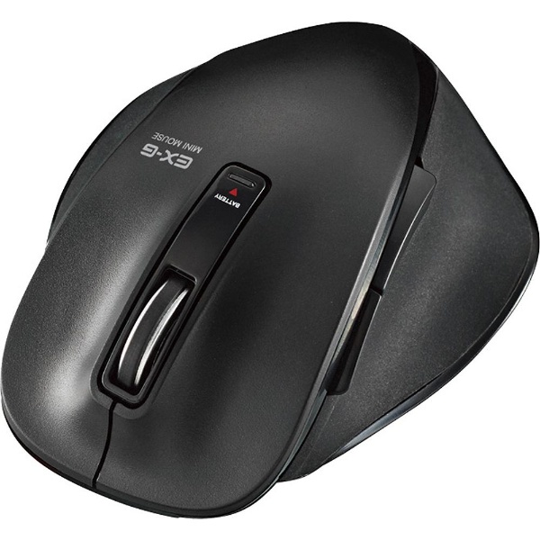 【在庫限り】 マウス M-XG4BBBK ブラック ［BlueLED /5ボタン /USB /無線(ワイヤレス)］