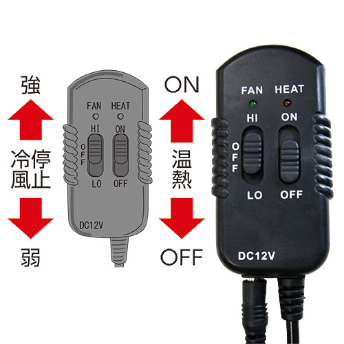 CH-8000 クール&ホッカ ダブルクッション DC12V車専用｜の通販は