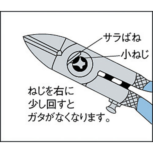 ハイプラニッパ（ガタ修正具付）125mm 160SG125