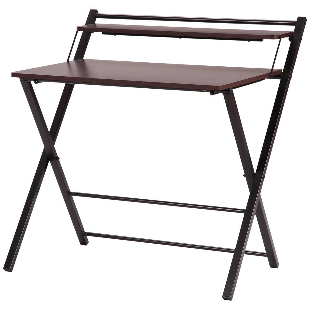 【新品・送料無料】【完成品】フォールディングワークデスク D.BR×BK フォールディングワークデスク DBR/BK 70389｜の通販はソフマップ[sofmap]