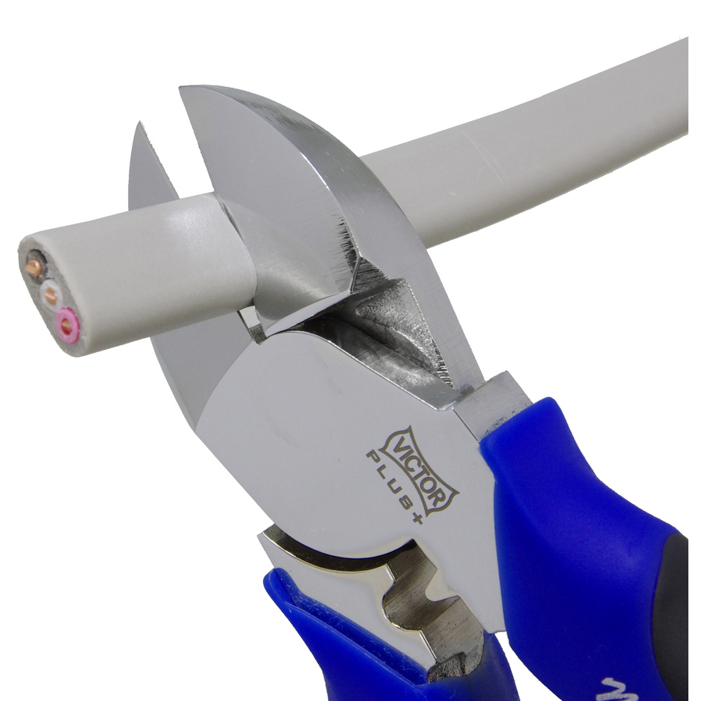 ビクター ビクタープラス偏芯強力ニッパ（薄刃） ZD80-175｜の通販は