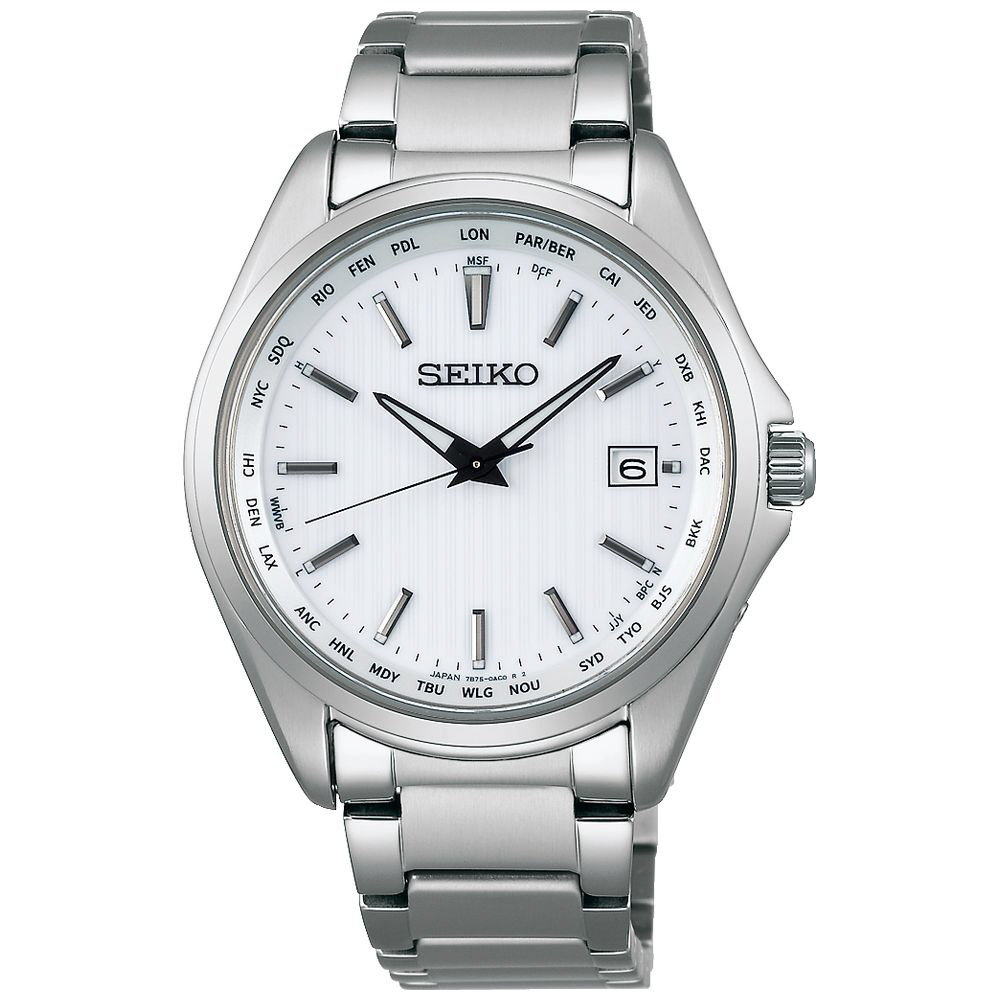 SBTM287【ソーラー電波修正】セイコーセレクション（SEIKO SELECTION）ワールドタイム機能つき チタン製ソーラー電波時計 ［正規品 ］｜の通販はソフマップ[sofmap]