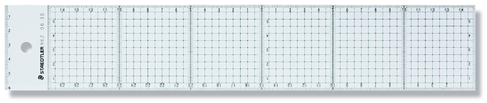 カッティング用方眼定規30cm 9620630