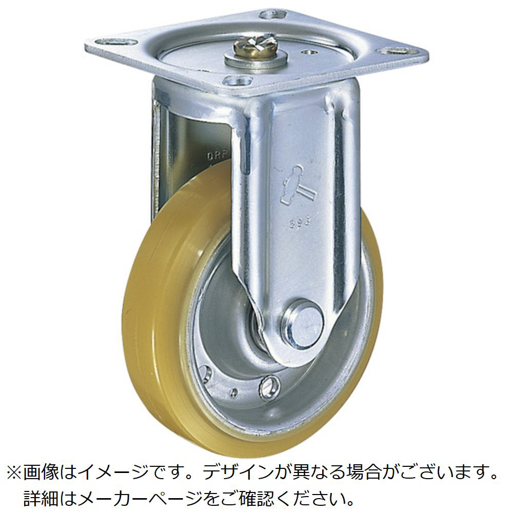 □ハンマー 固定式ウレタン車輪(ラジアルボールベアリング)100mm