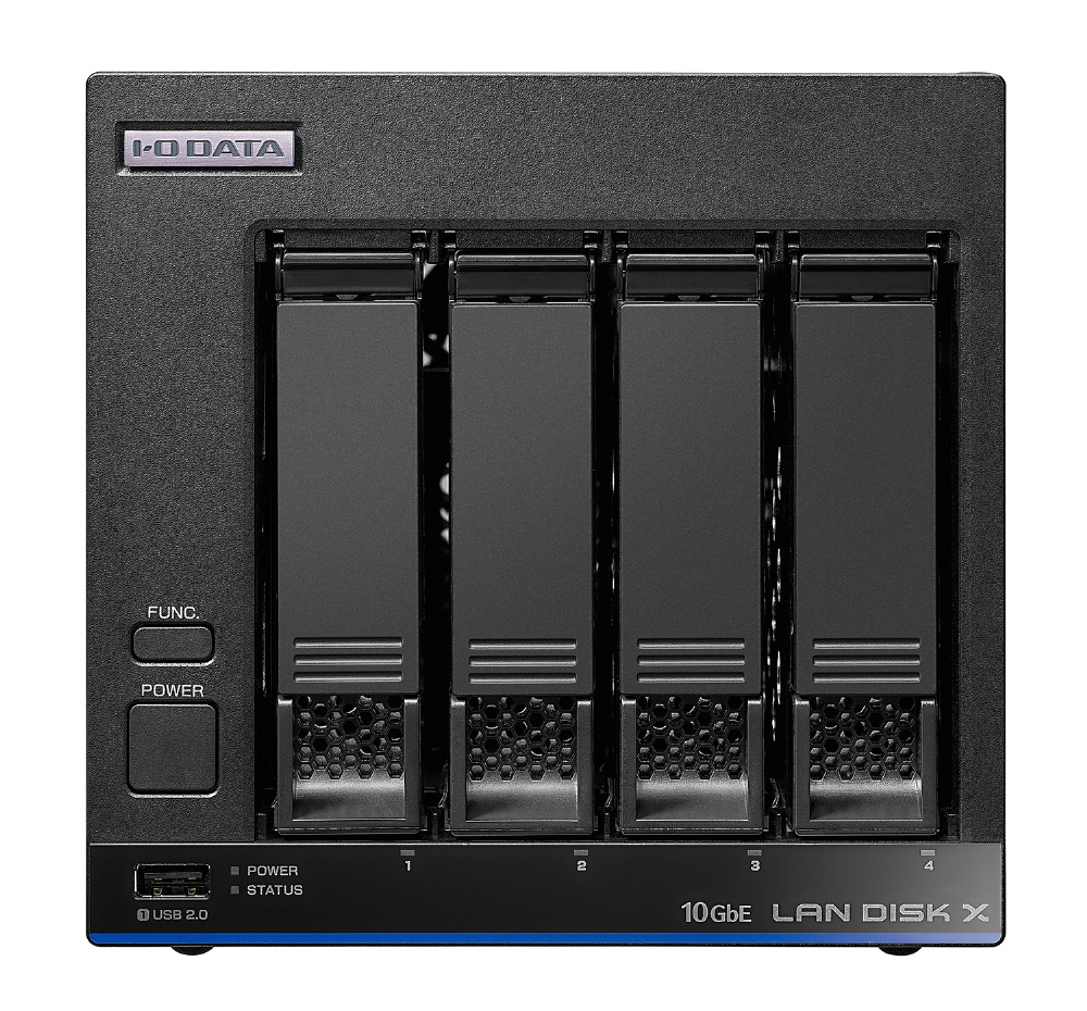 LAN DISK［4TB搭載 /4ベイ］ 10GbE＆マルチギガビット対応 Linuxベース