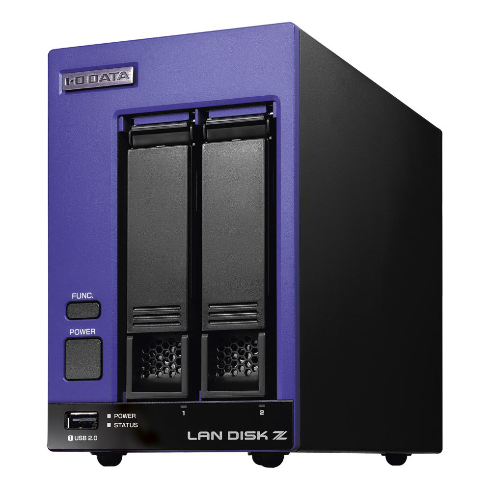 LAN DISK Z [16TB搭載 /2ベイ] 第12世代インテルCore i3搭載 法人向け