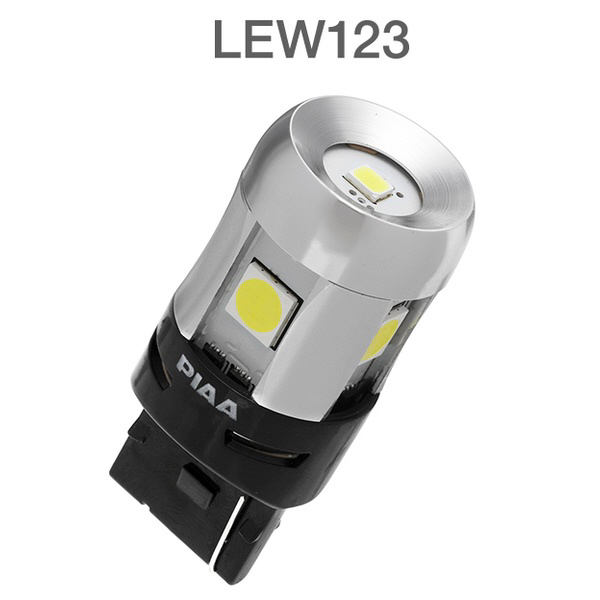 PIAA LEDバルブ 6600K 1600lm 2個セットT20バックランプ LEW123 バックランプ用LEDバルブ（全方向拡散） 6600K 12V7W
