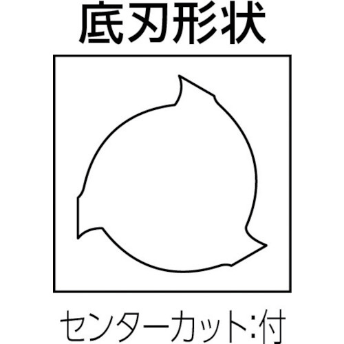 ソリッドエンドミル 京セラ 3FESW12008010-2039-