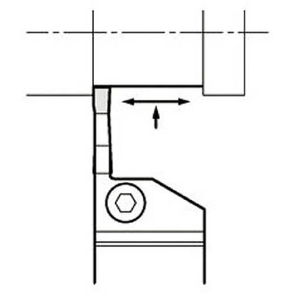 京セラ 溝入れ用ホルダ KGDR2020K-4T20