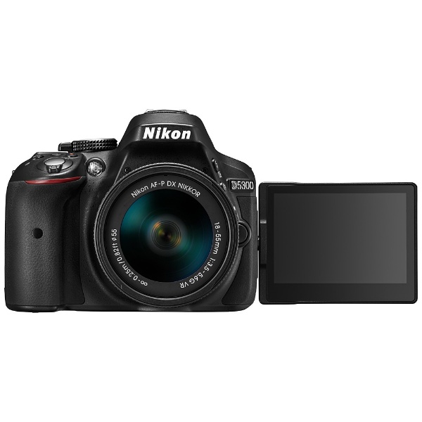 D5300 デジタル一眼レフカメラ AF-P 18-55 VRレンズキット ブラック ［ズームレンズ］|Nikon(ニコン)