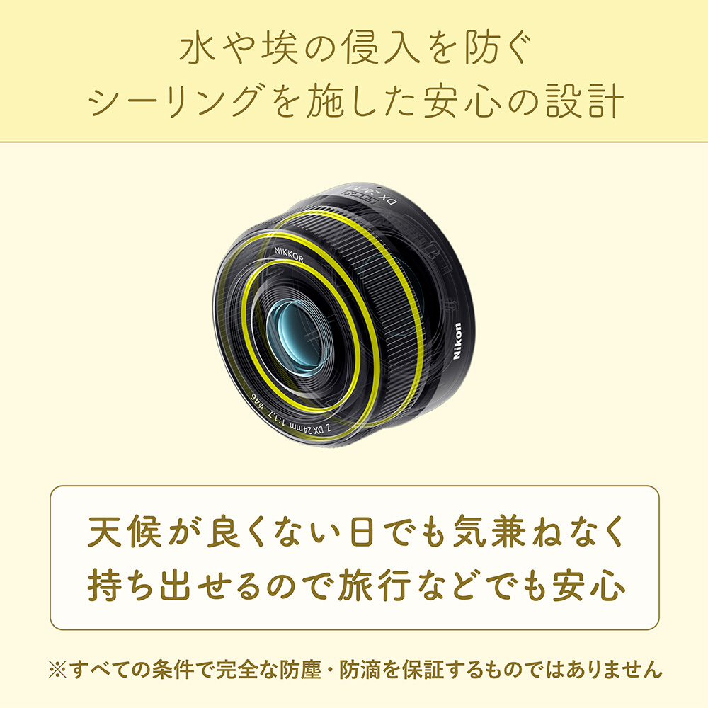 ニコンzレンズ 24mm f/1.7単焦点レンズ-