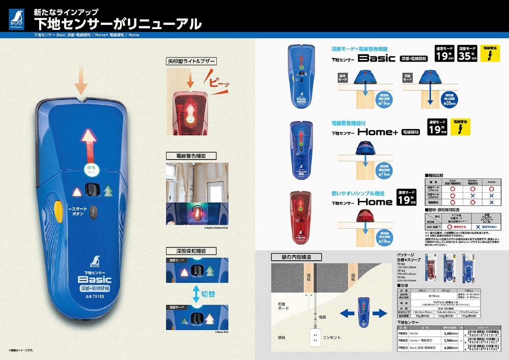 シンワ 下地センサー Home電線探知 シンワ の通販はソフマップ Sofmap