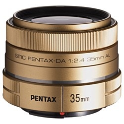 カメラレンズ smc PENTAX-DA 35mmF2.4AL APS-C用 オーダーカラー・ゴールド ［ペンタックスK /単焦点レンズ］  ※受注生産_キャンセル/返品不可