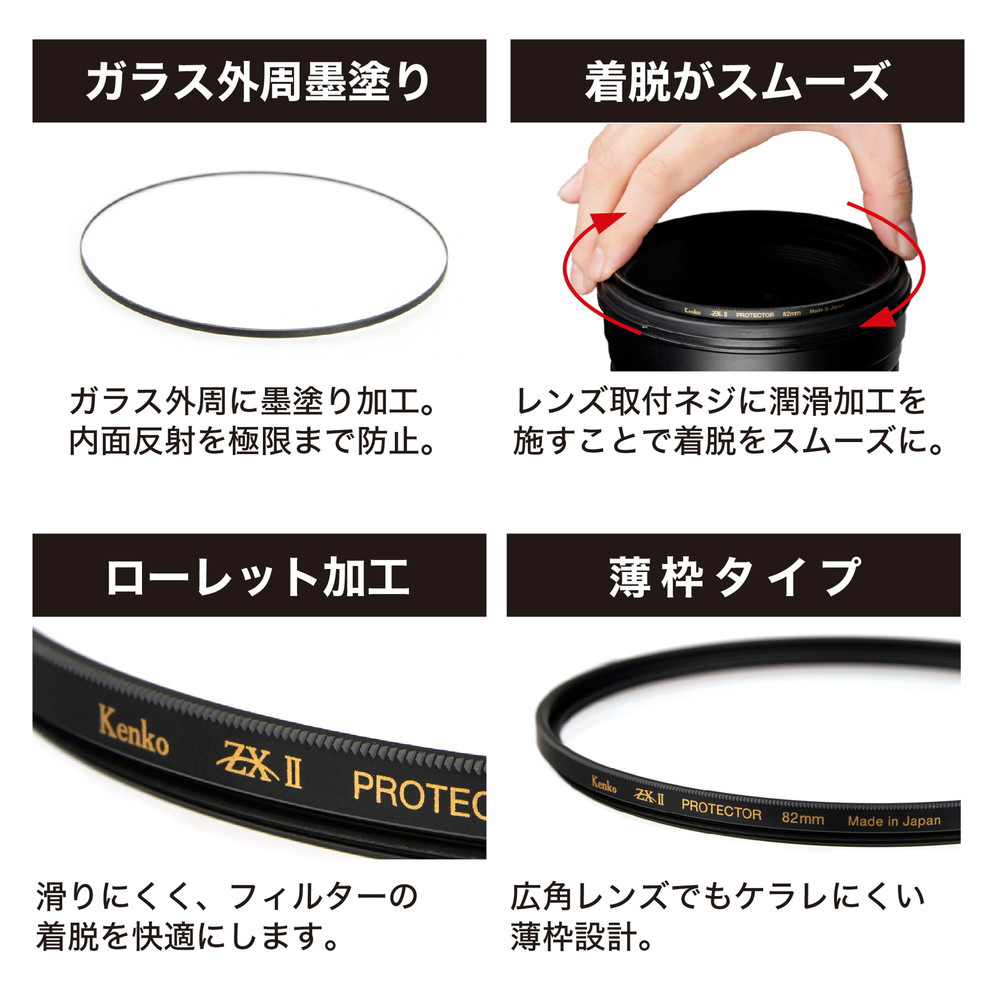 ふうな ZXII ゼクロス2プロテクター 52mm ZX2PT52S｜の通販はソフマップ