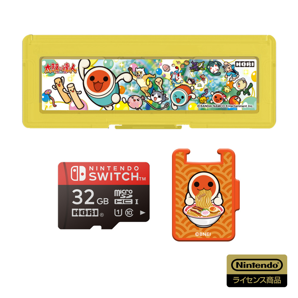 太鼓の達人 microSDカード 32GB＋カードケース6 for Nintendo Switch