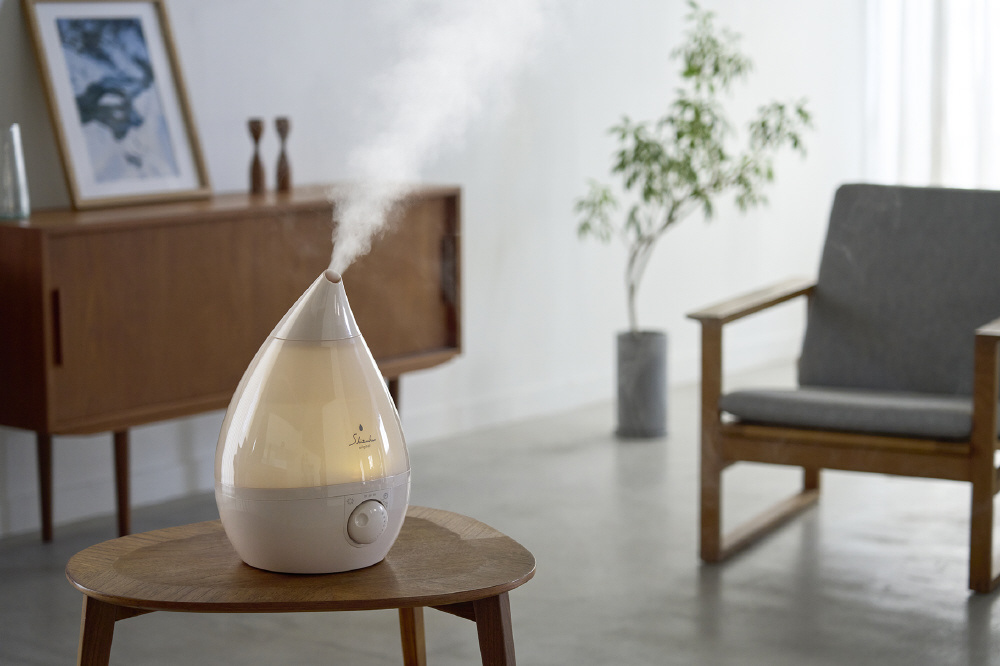 超音波式アロマ加湿器 SHIZUKU original ピンク ASZ-330-PK ［超音波式