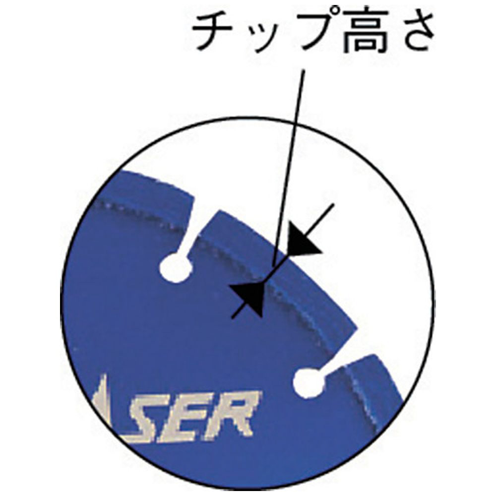 SL180 エビ ダイヤモンドホイール レーザー(乾式) 180mm｜の通販は