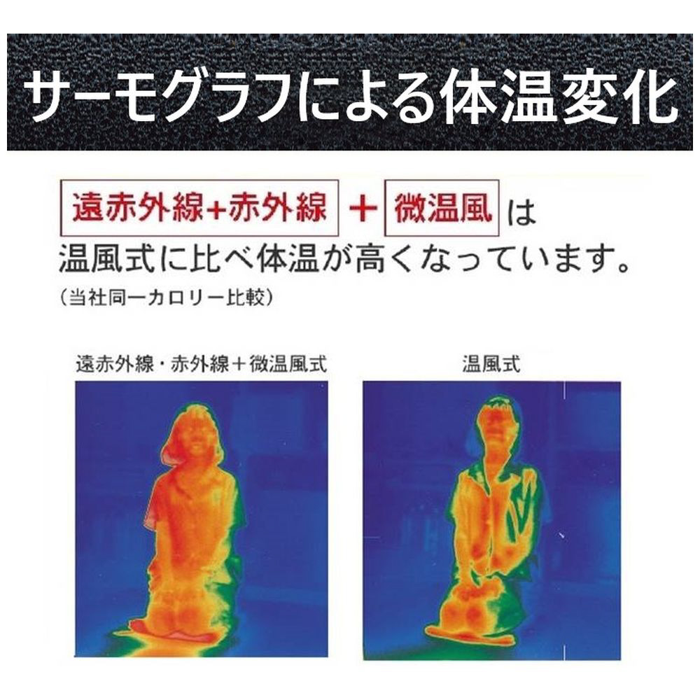 遠赤外線ファンヒーター LR-68N(B) ［木造18畳まで /コンクリート24畳