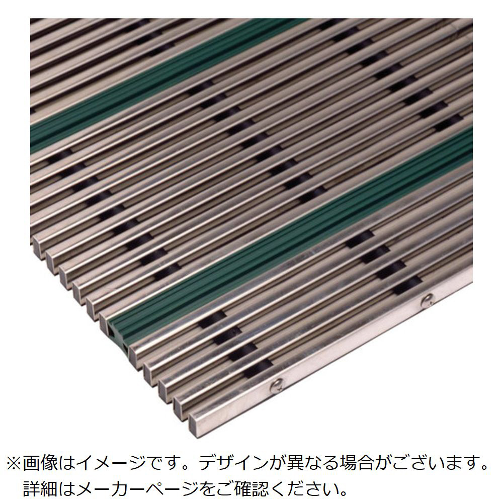 ミヅシマ ストレートラインマット 7mm 別注平米 ブラウン □▽802-0197