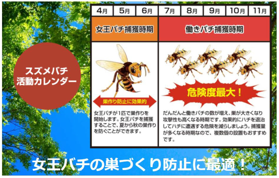 スズメバチ捕獲器2個組 - 小動物用品