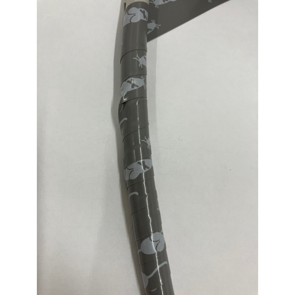 寺岡製作所 唐辛子エキス配合 防鼠ビニルテープ NO.347G 灰 19mm×20m