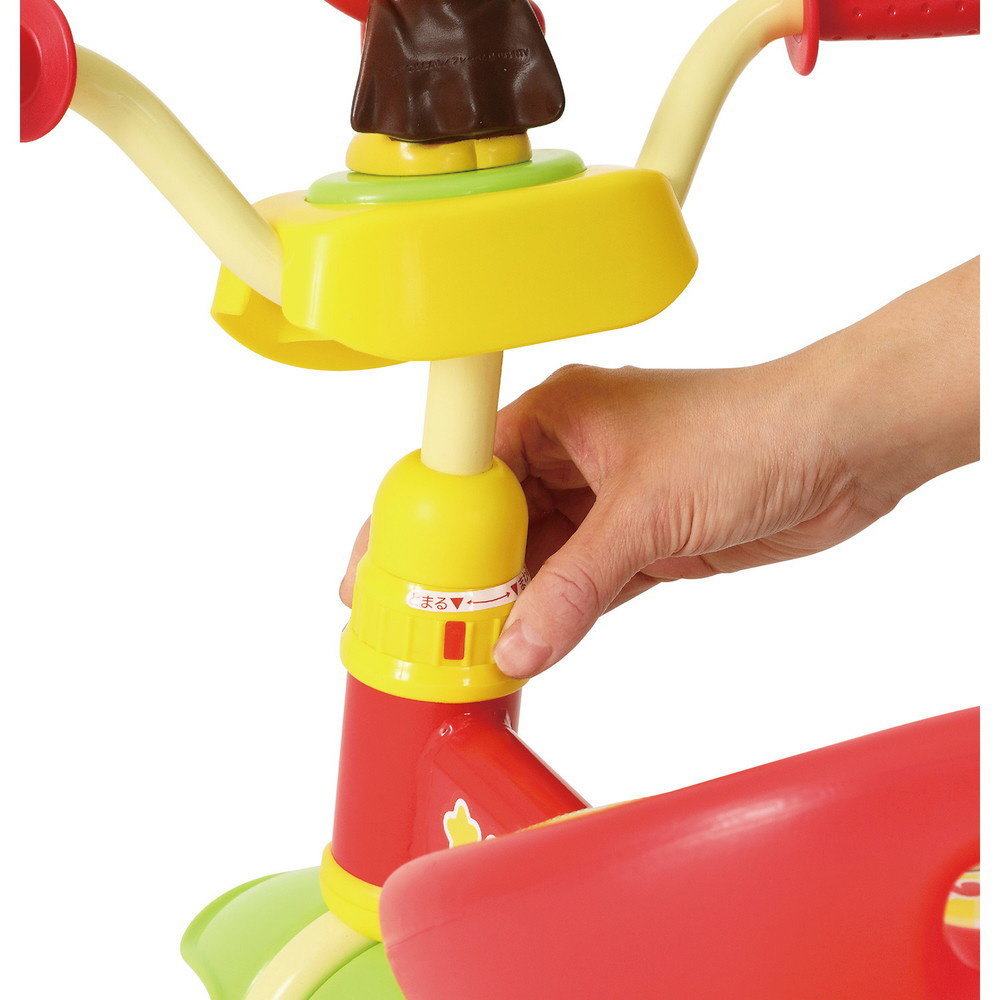美品ANPANMAN バランスバイク 赤・黄色