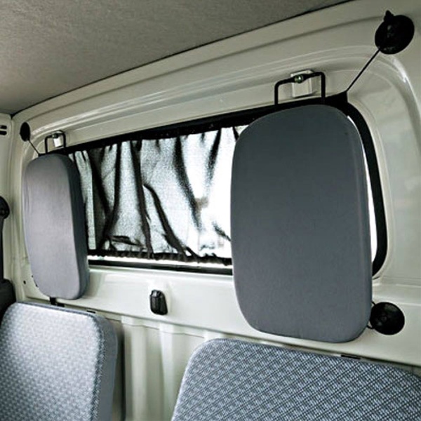6667-01BK 車用カーテン 軽トラックカーテン サイズ：88×27cm カラー