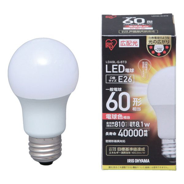 LED電球 LDA9L-G-6T3 ホワイト ［E26 /電球色 /1個 /60W相当 /一般電球形  /広配光タイプ］｜の通販はソフマップ[sofmap]