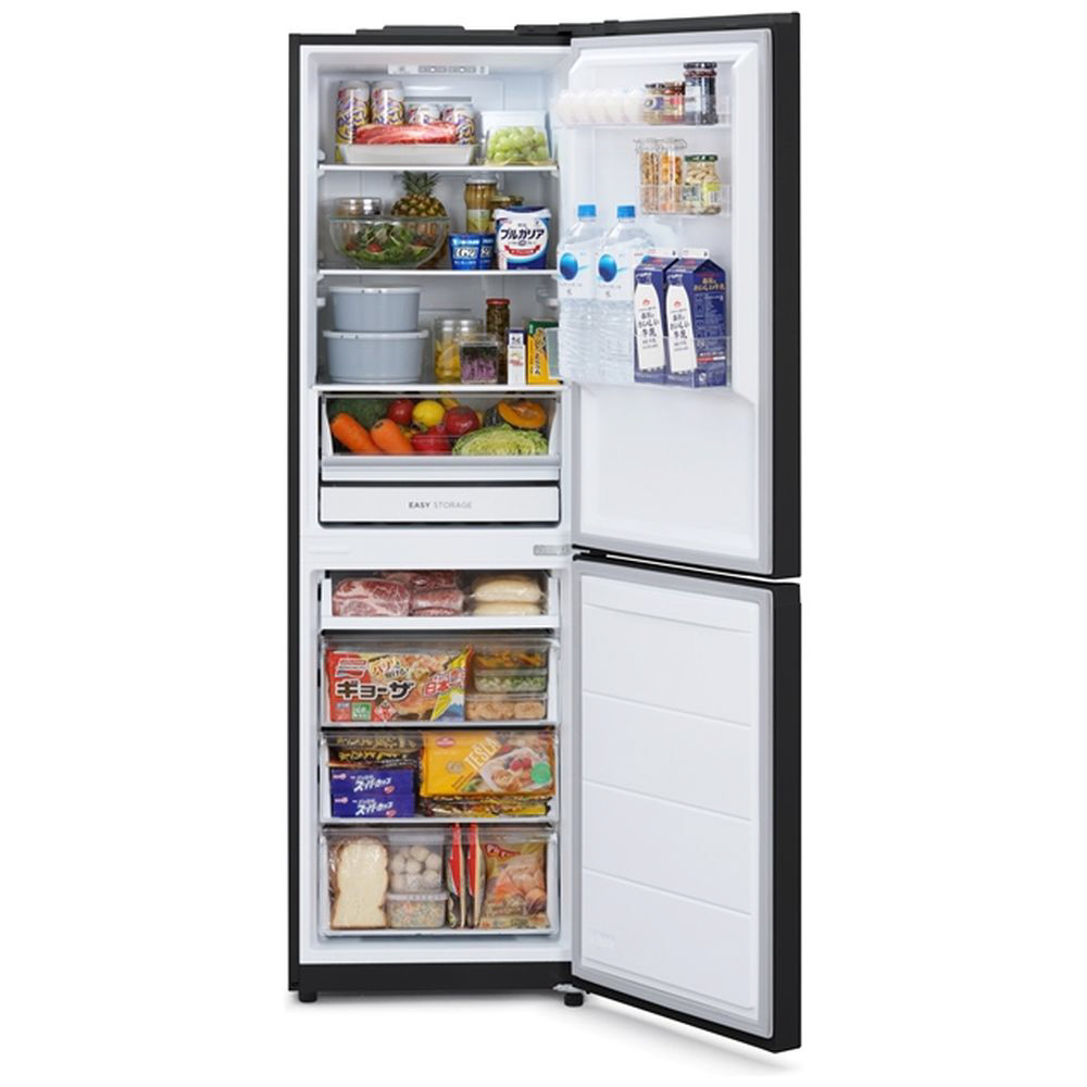 アイリスオーヤマ 冷蔵庫 274L 右開き ブラック 霜取り不要　2022年式