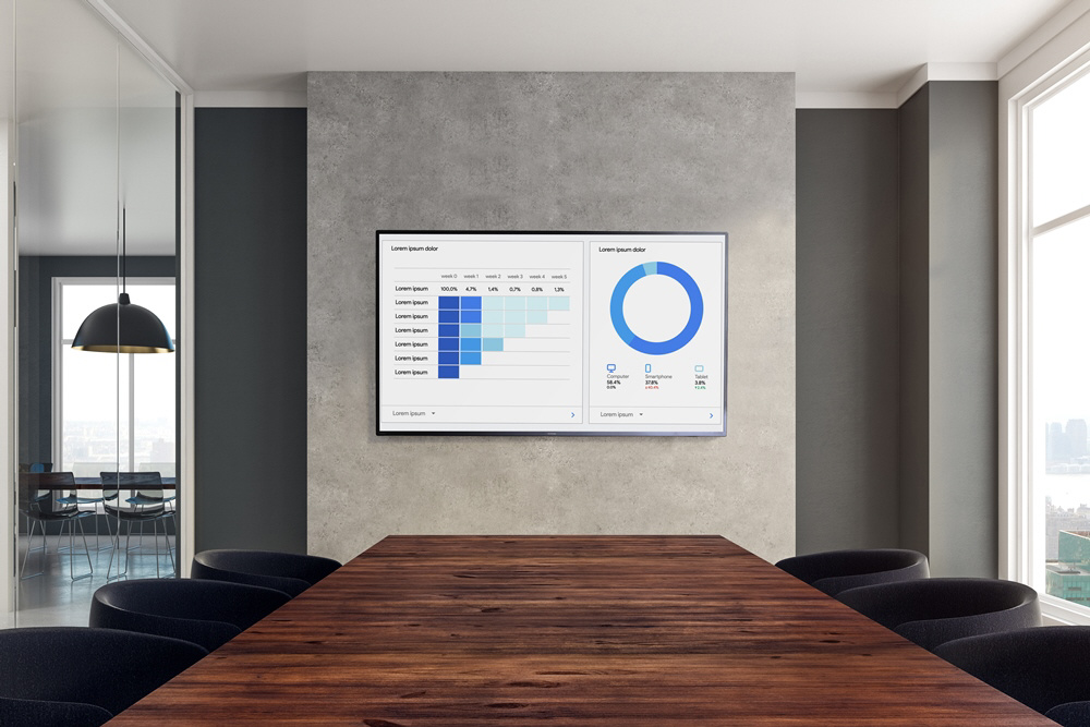 PCモニター LUCA ブラック ILD-B58UHDS-B ［58型 /4K(3840×2160