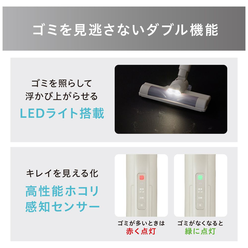 充電式紙パックスティッククリーナー グレージュ SBDT2PHC｜の通販は