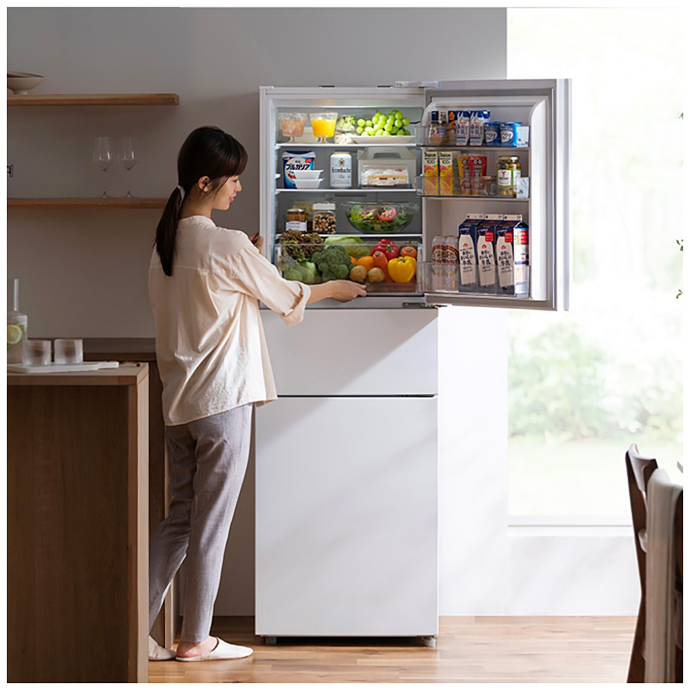 ノンフロン冷凍冷蔵庫 ホワイト IRSN-HF24A-W ［幅56.2cm /235L /3ドア