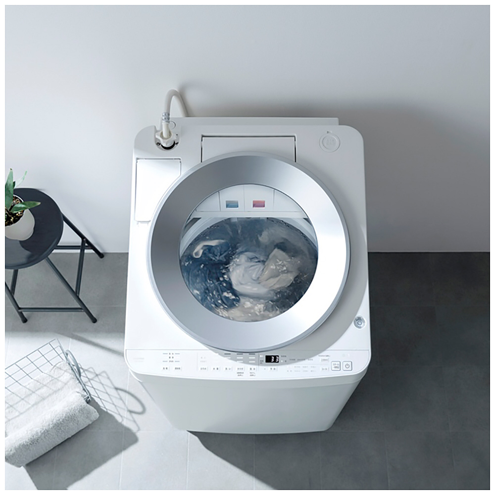 全自動洗濯機 OSH（オッシュ） ホワイト ITW-85A01-W ［洗濯8.5kg /上