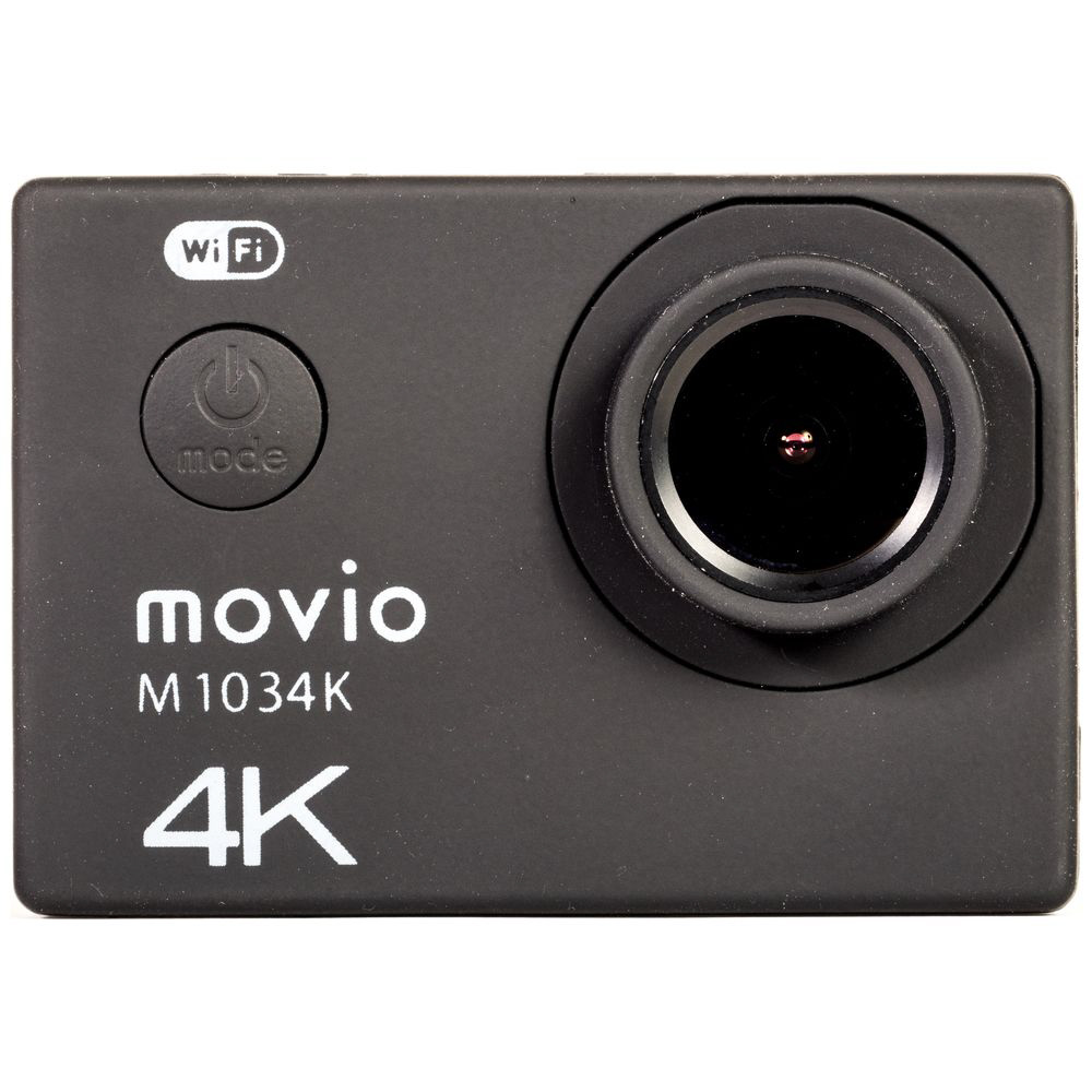 WiFi機能搭載 高画質4K Ultra HD アクションカメラ movio M1034K ［4K